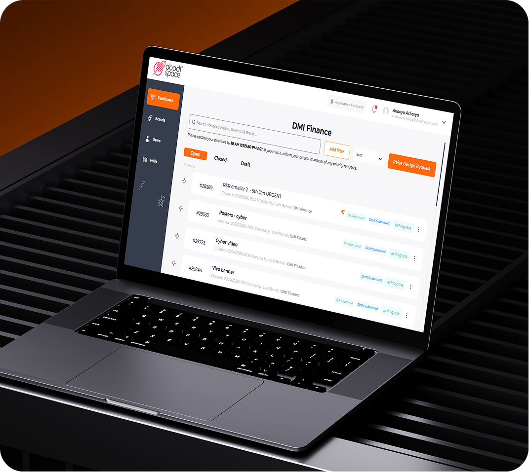 Platform walkthrough on laptop