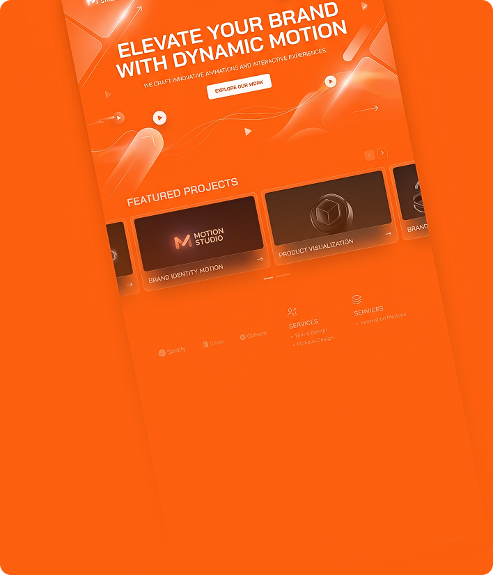 A brand wants a motion graphic explainer for their homepage.