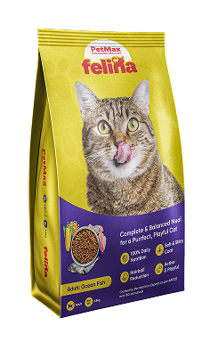 Product & Packaging — Felina cat food bag